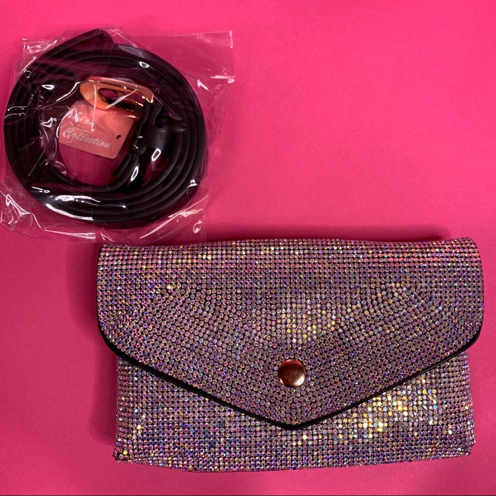 AB rhinestone fannypack